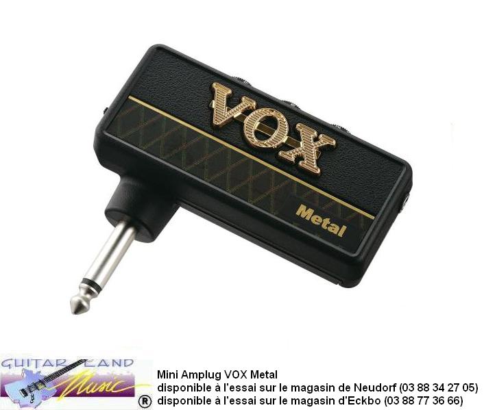 Mini Amplug Guitare VOX Metal